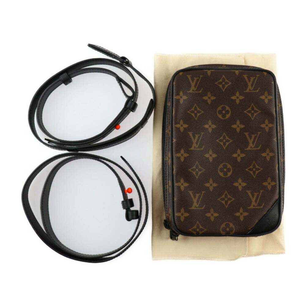 LOUIS VUITTON Black Monogram Leather Shoulder Bag - Picture 9 of 9